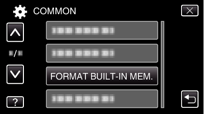 C1DW_FORMAT BUILT-IN MEM.